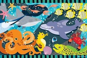 41iwL%2BU%2Bm%2BL Melissa & Doug Undersea Jamboree Floor Puzzle