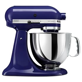 KitchenAid KSM150PSBU Artisan Series 5-Quart Mixer, Cobalt Blue