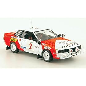 Nissan 240 RS, No.2, Mehta/Combes, Safari Rally, 1984, Model Car, Miniature d�j� mont�e, IXO 1:43