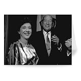 Noel Coward - Greeting Card (Pack of 2) - 7x5 inch - Art247 - Standard Size - Pack Of 2