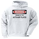 BEWARE OF THE AUTOHARP PLAYER Adult Hooded Sweatshirt (Hoodie / Hoody) Various Colors