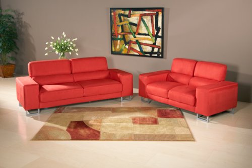Bayview Chintaly modern sofa and Love Seat Set