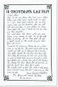 Mothers Letter Tea Towel, 100% Irish Linen,