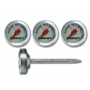 Cuisinart Outdoor Grilling Steak Thermometers, Set of Four by Cuisinart