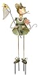 Gardener Mouse Lady Garden Stake and Statuary