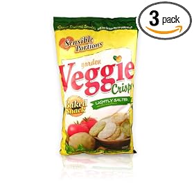 Sensible Portions Veggie Crisps Lightly Salted, 16-Ounce Bags (Pack of 3) by Sensible Portions