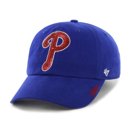 MLB Philadelphia Phillies Women's Sparkle Team Color Cap, One-Size, Royal at Amazon.com