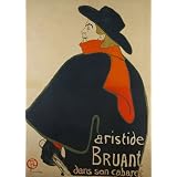 Aristide Bruant dans son Cabaret, by Henri de Toulouse-Lautrec (Print On Demand)