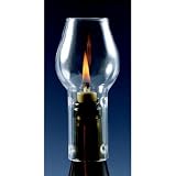Wine Bottle Candle and Glass Chimney