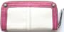 Liz Claiborne Jungle Blossom Zip-around Wallet in Natural / Pink
