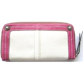 Liz Claiborne Jungle Blossom Zip-around Wallet in Natural Pink