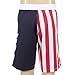 Calhoun Men's Americana USA Flag Fourth of July Swim Board Shorts (USA, X-Large)