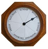DAY CLOCK OAK - THE DAY AT A GLANCE