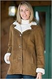 Women's Margie Shearling Barn Coat