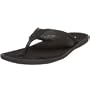 Kenneth Cole REACTION Men's Dry Sand Sandal,Black Leather,13 M US