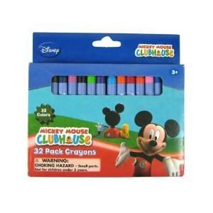 Disney Mickey & Minnie 32pc Crayons in Box