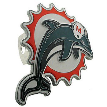 NFL Large Logo Trailer Hitch Cover - Miami Dolphins