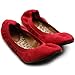 Ollio Women's Ballet Shoe Cute Comfort Faux Suede Multi Color Flat