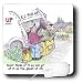 Rich Diesslins Cartoon Days of Christmas TCDC - Kevin Edler Cartoon about Garbage Collection at Christmas - Mouse Pads