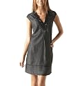 Promod Graues Kleid in Jeansoptik