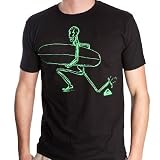 Quiksilver SS Basic A Printed Men's T-Shirt Black Medium