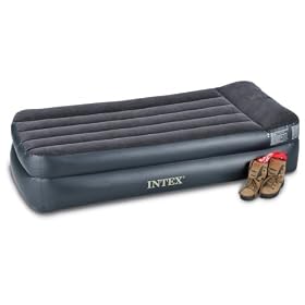 Intex� Twin Raised Air Bed Black by Intex