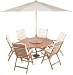 Complete Canterbury Garden Furniture Recliner Set - ivory