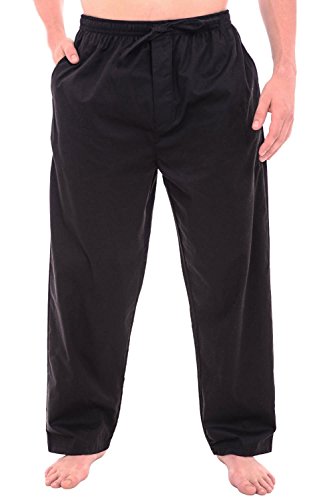 Del Rossa Men's 100% Cotton Woven Pajama Pants