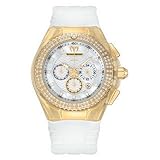 TechnoMarine Unisex 109027 Cruise Star Diamond Chrono Gold-Plated White Watch by TechnoMarine