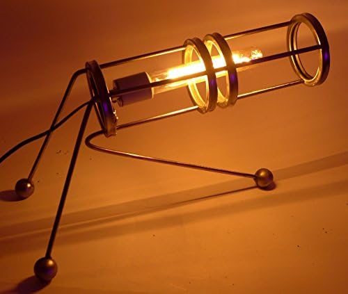 Industrial Handmade 'Dynamo' Steel Steampunk Tabletop Machine Mid Century Modern Art Lamp Cosplay