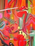 # 7, Painting by Jerry Clovis, Limited Edition Print