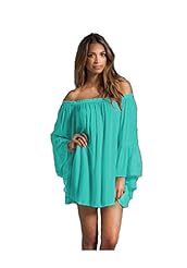 Sexy  Off the Shoulder Chiffon Club Dress  With Ruffles