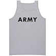 ARMY Tank Top - Military Style Physical Training Tank in gray