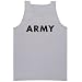ARMY Tank Top - Military Style Physical Training Tank in gray