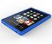 Fire HD 7 (2014 Model) Case - Poetic Fire HD 7 Case [GraphGRIP Series] - [Lightweight] [GRIP] Protective Silicone Case for Amazon Fire HD 7 (2014 Model) 4th Gen Only - Blue , Will Not Fit Fire 7