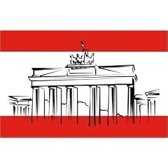 PREMIUM Aufkleber BERLIN Brandenburger Tor Gr�sse: 8,4 x 5,4 cm -- ideal f�rs Auto Motorrad Biker Sticker Autoaufkleber -- mit Schutzlaminat und Transferfolie -- Made in Germany -- Sehr lange Haltbarkeit !! KEIN VERSAND an Packstationen