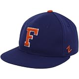 NCAA Zephyr Florida Gators Royal Blue 32/5 Fitted Flat Brim Hat (7 3/8)