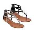 Glaze by Adi Rhinestone Embellished Sandals Glaze by Adi Rhinestone Embellished Sandals
