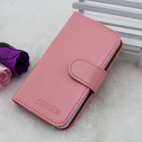 PERFECT FIT Flip Wallet Leather Case Cover For BLU STUDIO 5.0 C HD D534U / D534L (PINK)