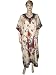 Kaftan for Womens Satin Crepe Caftan Printed Bohemian Resort Dress