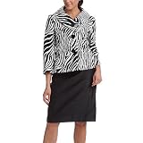 John Meyer Black 2-Button Skirt Suit
