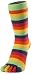 Stripy Green Toe Socks by Toe Toe