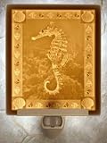 Seahorse Porcelain Lithophane Night Light