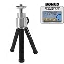 8" Professional STEEL Table Top Tripod For The Kodak Zi8 Pocket High Definition Camcorders