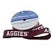 Set of 12 Ribbon on a Roll - 7/8 Wide - 3 Yards - Texas A&M NCAA College Athletics