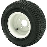 Kenda Golf Cart and Tractor Replacement Tire Assembly - 16 x 650 x 8