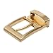 1 1/4 Inch (34 mm) Nickel Free Brass or Gold Clamp Belt Buckle