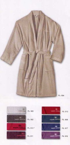 Tom Tailor 100300/917/703 \"Kimono\" Bademantel, Gr. L, royal-blau Preisvergleich