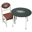 New York Jets NFL Childrens Wooden Table (23(Dia)x17")"
