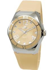 Fancy Face Womens FF1083-Beige Analog Display Japanese Quartz Beige Watch